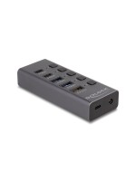 Delock Hub USB USB 3.0 - 2x USB-C/ 2x USB-A / 1x port de chargement USB-A