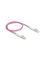 Delock Câble patch à fibre optique Multimode LC – LC, OM4, Duplex, 1 m