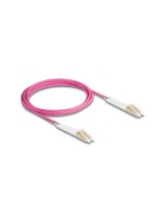 Delock Câble patch à fibre optique Multimode LC – LC, OM4, Duplex, 3 m