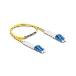 Delock LWL Duplex Patchkabel, OS2, 0.5m, Singlemode 9/125µm, LC-LC, winkelbar