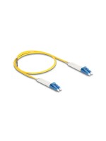 Delock Câble patch à fibre optique Singlemode LC – LC, OS2, Duplex, 1 m