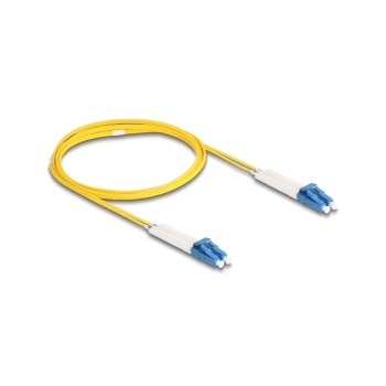 Delock LWL Duplex patch cable, OS2, 2m, Singlemode 9/125µm, LC-LC, winkelbar Delock LWL Duplex patch cable, OS2, 2m, Singlemode 9/125µm, LC-LC, winkelbar