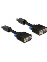 Monitorkabel VGA, M/M, 2 Meter, Stecker-Stecker, 2xFerritkern, 15Pin