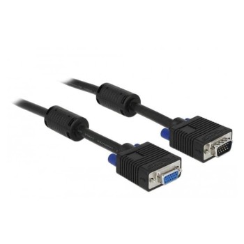 Monitorverlängerungscable VGA, M/F, 2 Meter, Stecker-Buchse, 2xFerritkern, 15Pin Monitorverlängerungscable VGA, M/F, 2 Meter, Stecker-Buchse, 2xFerritkern, 15Pin