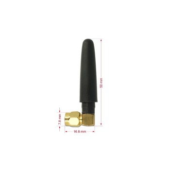 Delock Antenne LTE SMA 2 dBi Rayonnement omni directionnel Delock Antenne LTE SMA 2 dBi Rayonnement omni directionnel