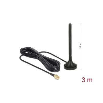 Delock Antenne LTE SMA 2 dBi Rayonnement omni directionnel Delock Antenne LTE SMA 2 dBi Rayonnement omni directionnel