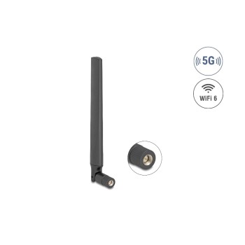 Delock Antenne SMA 4.1 dBi Rayonnement omni directionnel Delock Antenne SMA 4.1 dBi Rayonnement omni directionnel