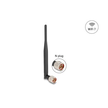 Delock Antenne N-Type 3 dBi Rayonnement omni directionnel Delock Antenne N-Type 3 dBi Rayonnement omni directionnel