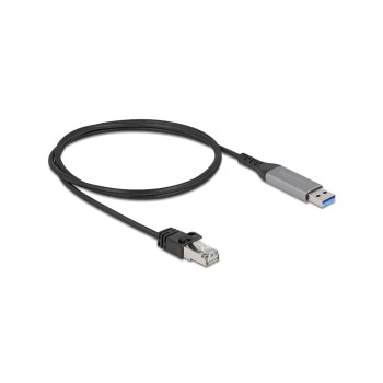 Delock USB-Kabel A-RJ45, 1m, Gigabit 10/100/1000, USB-A zu RJ45 Delock USB-Kabel A-RJ45, 1m, Gigabit 10/100/1000, USB-A zu RJ45