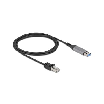 Delock USB-Kabel A-RJ45, 2m, Gigabit 10/100/1000, USB-A zu RJ45 Delock USB-Kabel A-RJ45, 2m, Gigabit 10/100/1000, USB-A zu RJ45