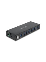 Delock Industrie Hub, 10 x USB 5 Gbps Typ-A, 8 kV ESD Schutz