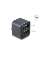 Delock USB Hub, Mini, USB Type-C Stecker, 1 x USB 10 Gbps