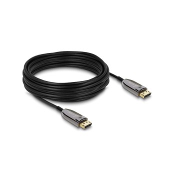 Delock DisplayPort 2.1, Aktives Optisches, 8K, 60 Hz, 40 Gbps, 10 m