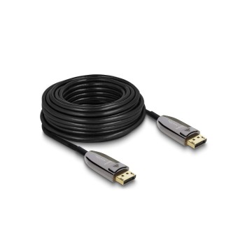 Delock DisplayPort 2.1, Aktives Optisches, 8K, 60 Hz, 40 Gbps, 15 m