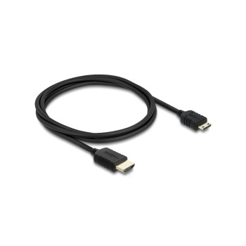 Delock HDMI Kabel, HDMI Stecker zu Mini HDMI Stecker, Koaxial Delock HDMI Kabel, HDMI Stecker zu Mini HDMI Stecker, Koaxial