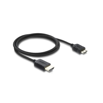 Delock HDMI zu Mini HDMI Kabel, Koaxial, High Speed, 8K 60 Hz Delock HDMI zu Mini HDMI Kabel, Koaxial, High Speed, 8K 60 Hz