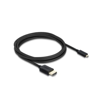 Delock HDMI Kabel, Koaxial, High Speed, HDMI Stecker zu Micro Delock HDMI Kabel, Koaxial, High Speed, HDMI Stecker zu Micro