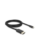 Delock Câble USB Type-C vers DisplayPort 8K 60 Hz HDR 2 m noir