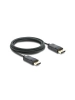 Delock Câble DisplayPort coaxial 8K, 60 Hz, gaine tressée, 2 m