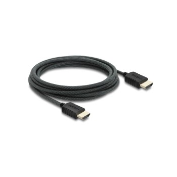 Delock High Speed HDMI Kabel, Koaxial, 8K, 60 Hz, 48 Gbps, Geflechtmantel Delock High Speed HDMI Kabel, Koaxial, 8K, 60 Hz, 48 Gbps, Geflechtmantel