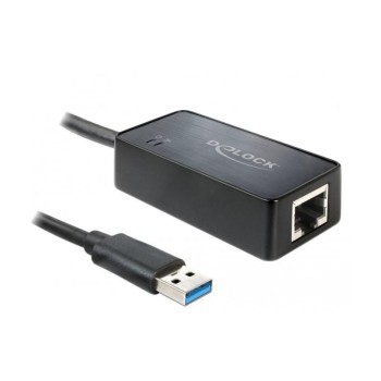Delock: USB3.0 for LAN Adapter, 10/100/1000Mbps Gigabit, black Delock: USB3.0 for LAN Adapter, 10/100/1000Mbps Gigabit, black