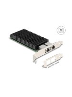 Delock PCI Express-x8 Netzwerkkarte 10Gbps, LP, 10/100/1000Mbps, Intel X540 Chipsatz