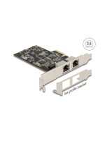 Delock PCI Express-x2 Netzwerkkarte 2.5Gbps, LP, 10/100/1000Mbps, Intel i225V v3 Chip