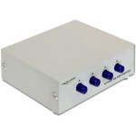 Delock DB9 Switchbox 4Port manuell, Seriel RS232