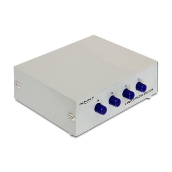 Delock DB9 Switchbox 4Port manuell, Seriel RS232 Delock DB9 Switchbox 4Port manuell, Seriel RS232