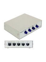 Delock LAN Switchbox 4Port manuell, RJ-45 100Mbps, mechanisch