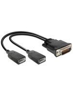 Delock DMS-59 pour 2x DP Adapter, 20cm, Display Port Adapter