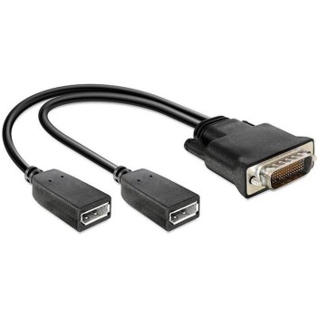 Delock DMS-59 for 2x DP Adapter, 20cm, Display Port Adapter Delock DMS-59 for 2x DP Adapter, 20cm, Display Port Adapter