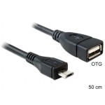 USB OTG (On the Go) Adaptercâble, 50cm, Datenübertragung zwischen 2 Mobilgeräten