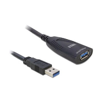 Delock USB3 Verlängerungscable 5.0m, aktive Verstärkung Delock USB3 Verlängerungscable 5.0m, aktive Verstärkung