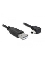 USB-mini-cable 0.5m A-MiniB,USB 2.0, Mini-B Stecker nach rechts gewinkelt