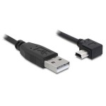 USB-mini-câble 1m A-MiniB,USB 2.0, Mini-B Stecker nach rechts gewinkelt