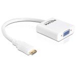 Monitorkonverter Mini-C HDMI pour VGA, blanc, nur pour onboard-Mini-HDMI Grafikkarte