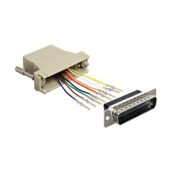 RJ-45 for RS232 DB15 Montagesatz, with Anleitung, Pins individuell schaltbar RJ-45 for RS232 DB15 Montagesatz, with Anleitung, Pins individuell schaltbar