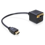 Monitorsplitter HDMI pour HDMI et DVI-I, ca: 20cm