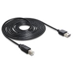 USB2.0-Kabel Easy A-B: 1m, USB-A Seite beidseitig einsteckbar