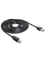 Delock Cable EASY-USB 2.0 Type-A male > USB 2.0 Type-B male 3 m black
