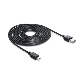 USB2.0-Kabel Easy A-MiniB: 1m, USB-A Seite beidseitig einsteckbar USB2.0-Kabel Easy A-MiniB: 1m, USB-A Seite beidseitig einsteckbar
