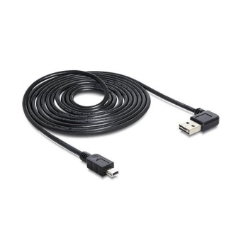 USB2.0-Kabel Easy A-MiniB: 5m, USB-A Seite 90ø gew. beidseitig einsteckbar USB2.0-Kabel Easy A-MiniB: 5m, USB-A Seite 90ø gew. beidseitig einsteckbar