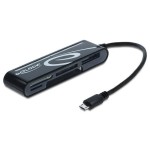 DeLock 91732 Micro USB OTG Card Reader, 6 emplacements , nécessite OTG (On-the-go)
