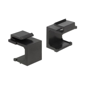 Delock Keystone Jack: Blindeinsatz 4er-Pack, black Delock Keystone Jack: Blindeinsatz 4er-Pack, black
