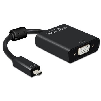 Monitorkonverter Micro-D HDMI for VGA+Audio, nur for onboard-Micro-D HDMI, black Monitorkonverter Micro-D HDMI for VGA+Audio, nur for onboard-Micro-D HDMI, black