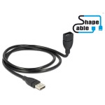 USB2.0-câble Shapecable A-A: 1.00m, Starres Verlängerungscâble,beliebig formbar