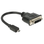 Monitorkonverter Micro-D HDMI pour DVI, nur pour onboard-Micro-D HDMI, noir