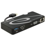 Delock Station d'accueil USB3.0 HDMI/VGA/USB3/LAN