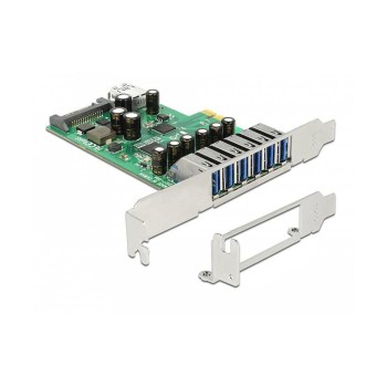 Delock 89377 PCI Express 6x USB 3.0 LP, Renesas Chipsatz, with Low Profile Blende Delock 89377 PCI Express 6x USB 3.0 LP, Renesas Chipsatz, with Low Profile Blende